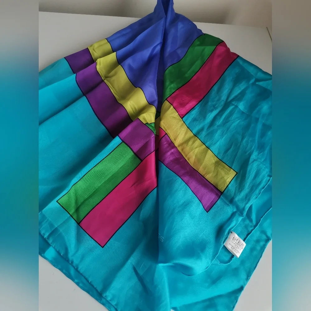 BILL BLASS Silk Scarf